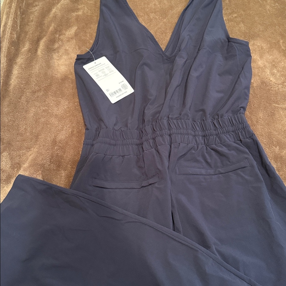 Athleta Dark Blue Avenue Jumpsuit - Picture 4 of 4